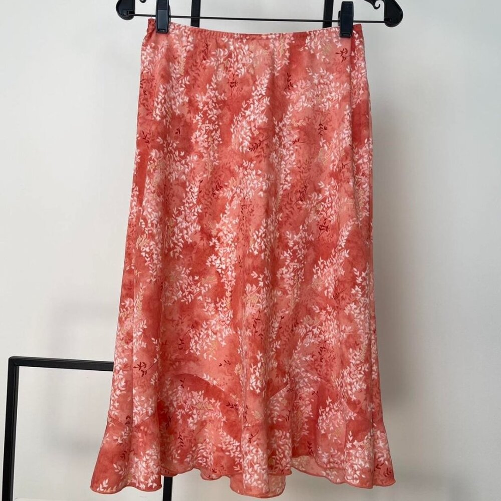 Vintage Tradition Summer Midi Floral Print Skirt